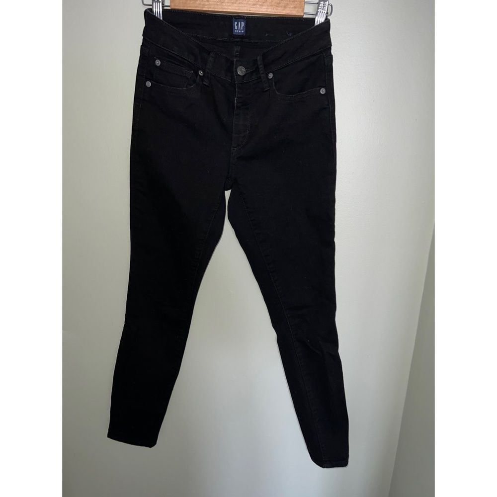 Gap Curvy Skinny Black Jeans